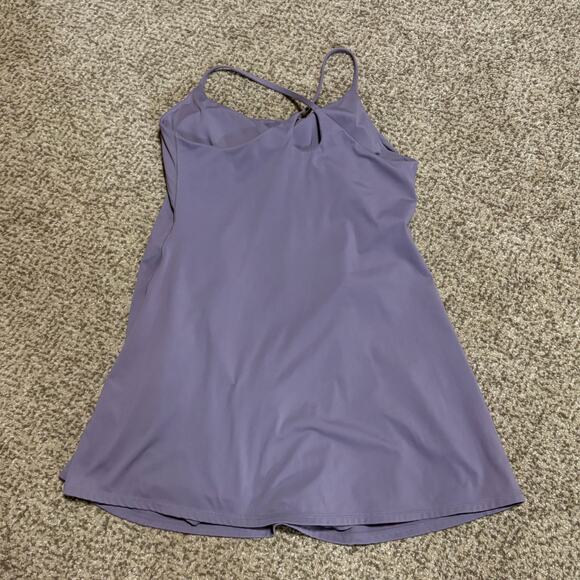 Halara Tennis Dress Crossover Strap Back Sleeveless Purple - Picture 5 of 5